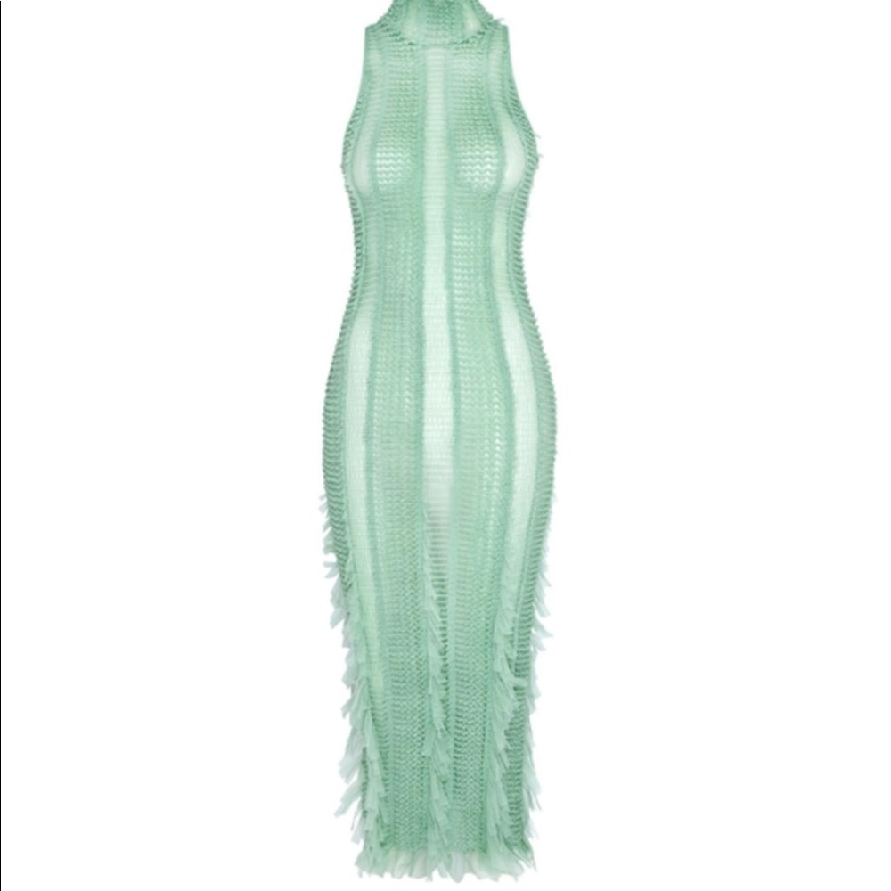 ROBERTA EINER ANGEL MIDI DRESS - Mint